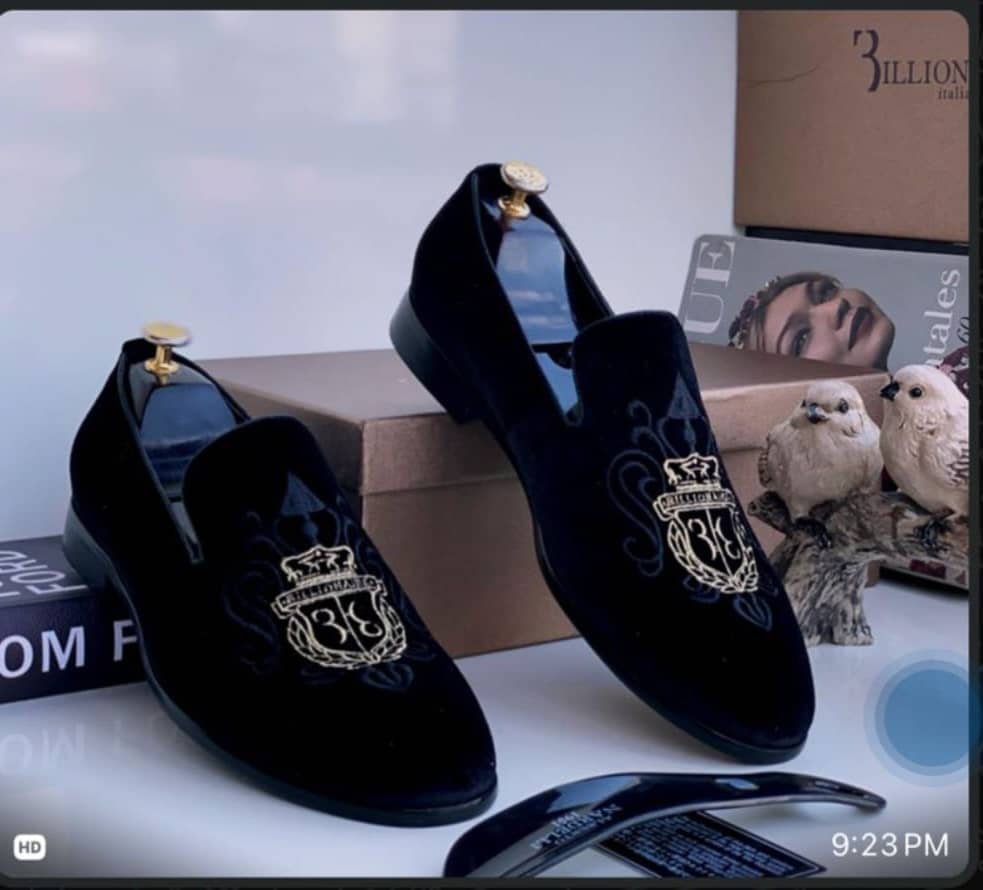 Billionaire Black Velvet Loafers Billionaire Black Velvet Loafers