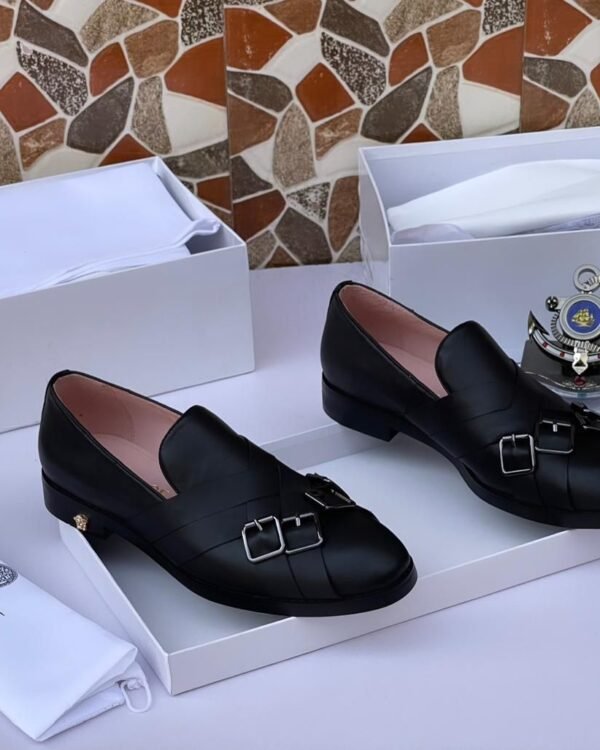 Black Leather Loafers