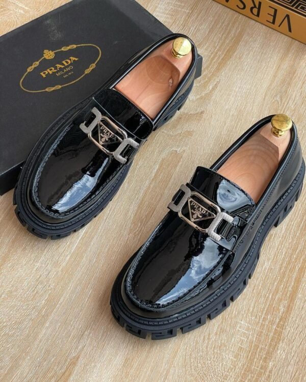 Brushed Leather Loafers