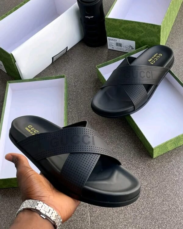 Crisscross Slide Sandals