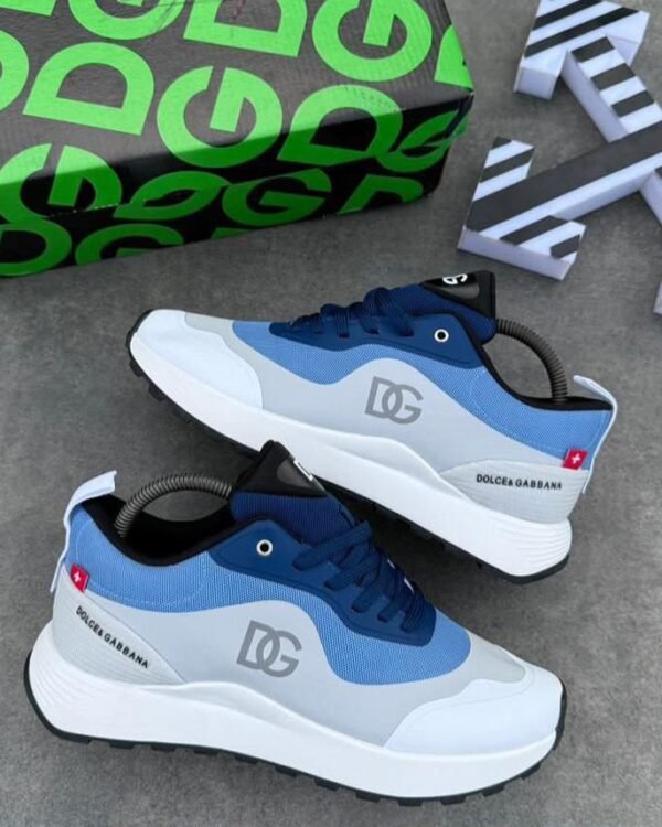 DG Runner Blue Mesh Sneakers