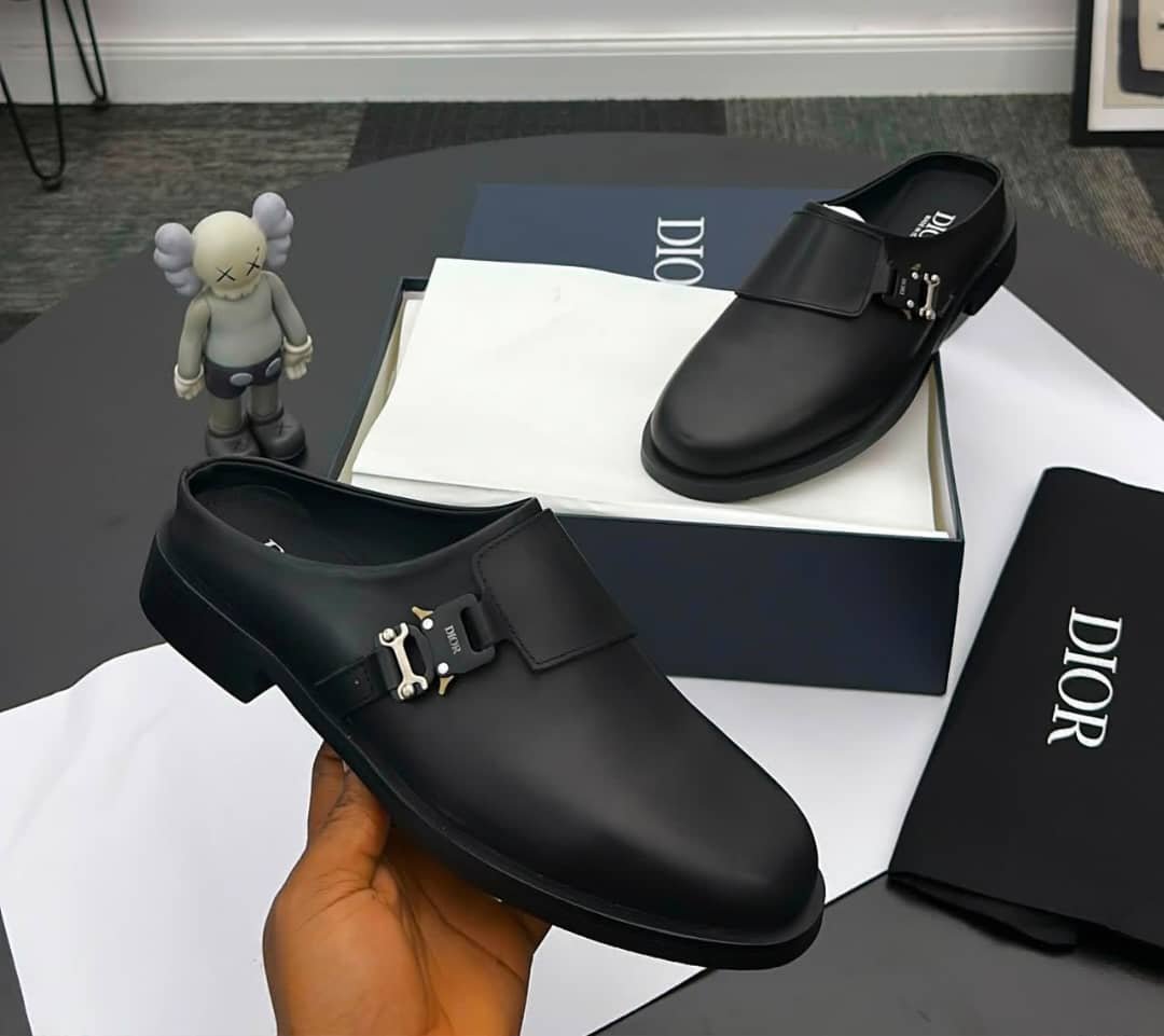 Dior Homme Black Leather Slip On Loafers Dior Homme Black Leather Slip On Loafers