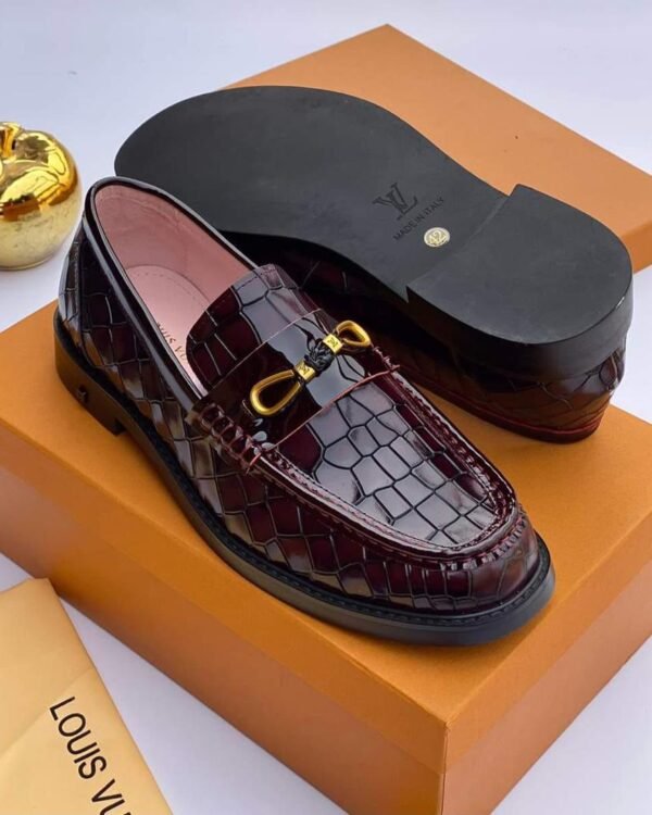 Gold Buckle Detail Luxury Shoes