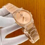 Green Dial Diamond Bezel Two Tone Watch
