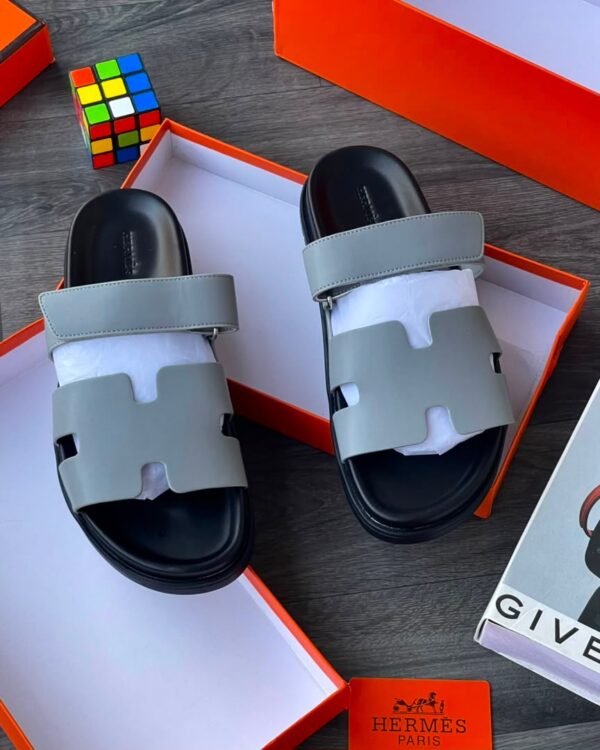 H Strap Adjustable Velcro Luxury Footwear