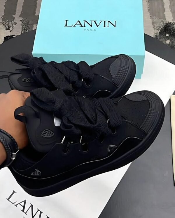 Lanvin Curb Triple Black Sneakers