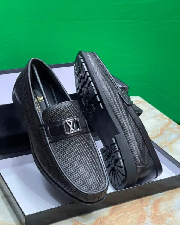 Major Black Calf Leather Loafers