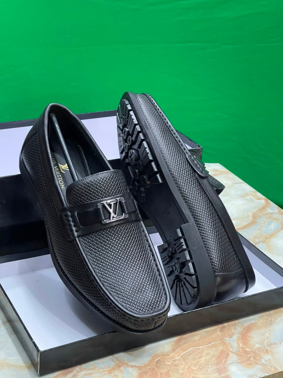 Major Black Calf Leather Loafers Major Black Calf Leather Loafers