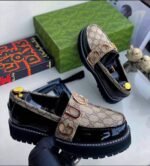 Mantaly Lug Sole Loafers - Image 2
