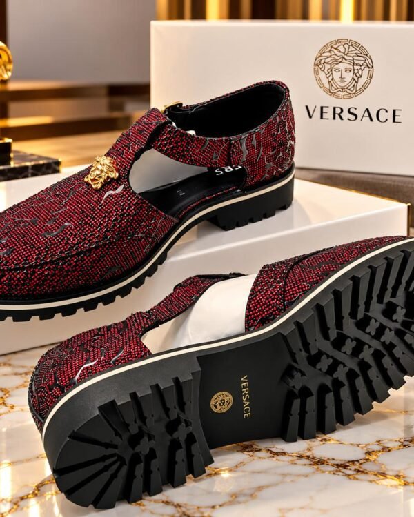 Mens Crystal Fisherman Sandal Loafers