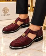 Mens Crystal Fisherman Sandal Loafers