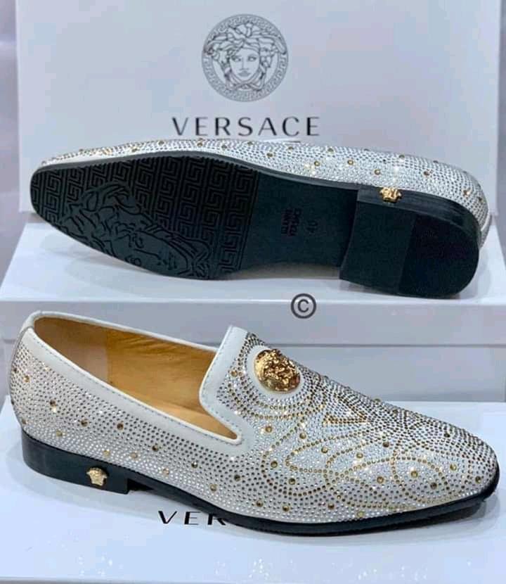 Mens White Rhinestone Loafers Mens White Rhinestone Loafers