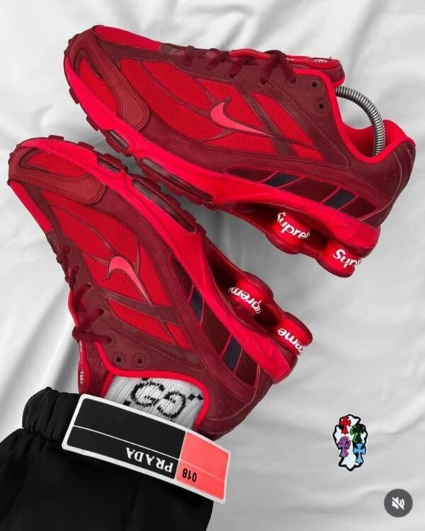 Nike Shox Ride 2 Supreme Speed Red Sneakers