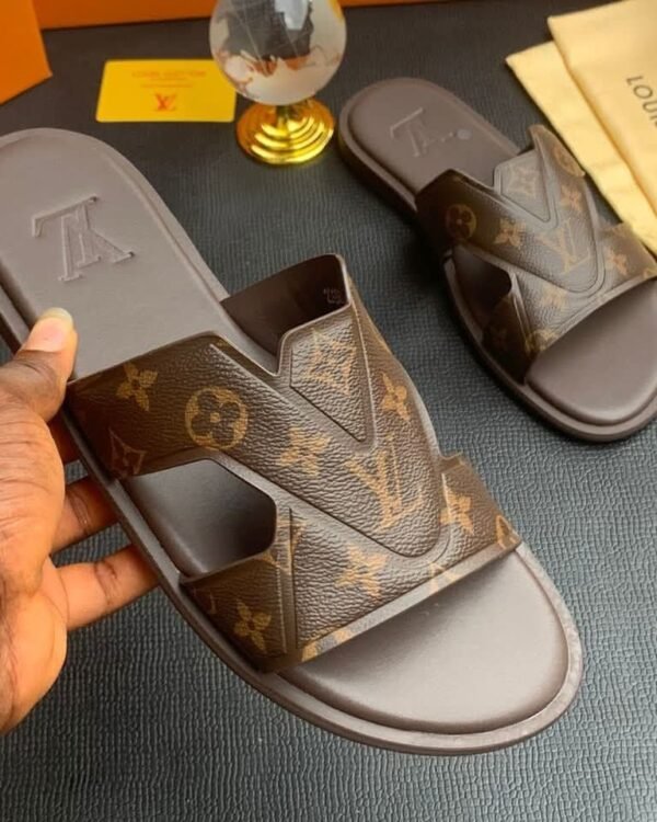 Oasis Ebène Brown Monogram Mules