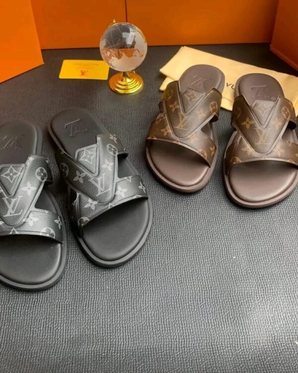 Oasis Mules Interlaced LV Motif Luxury Sandals