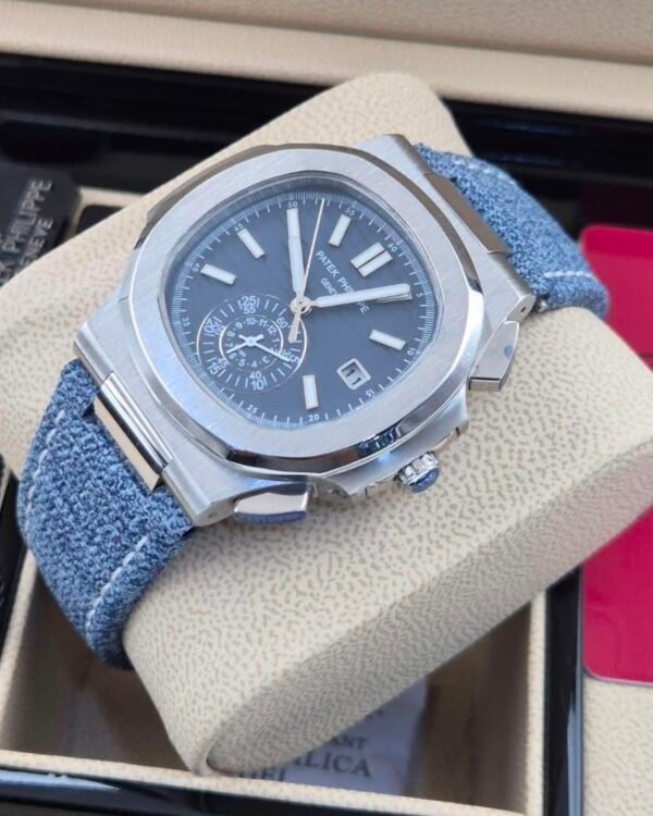 Patek Philippe Nautilus 5980 60G 001 White Gold Watch