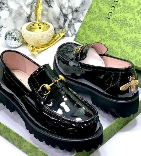 Patent Leather Chunky Loafers