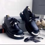 Silver Metal Toe Heel Caps Chunky Sole