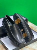 Timberland Black Leather Loafers