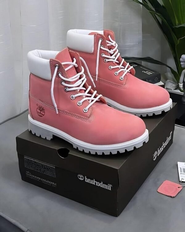 Timberland 6-Inch Premium Waterproof Pink Boots
