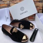 Versace Mens Crystal Embellished Loafers - Image 2