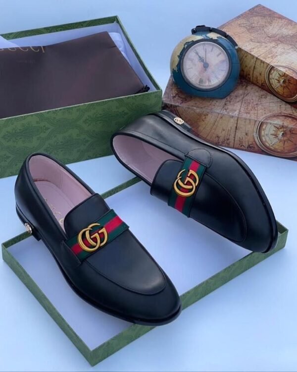 Web Leather Loafers