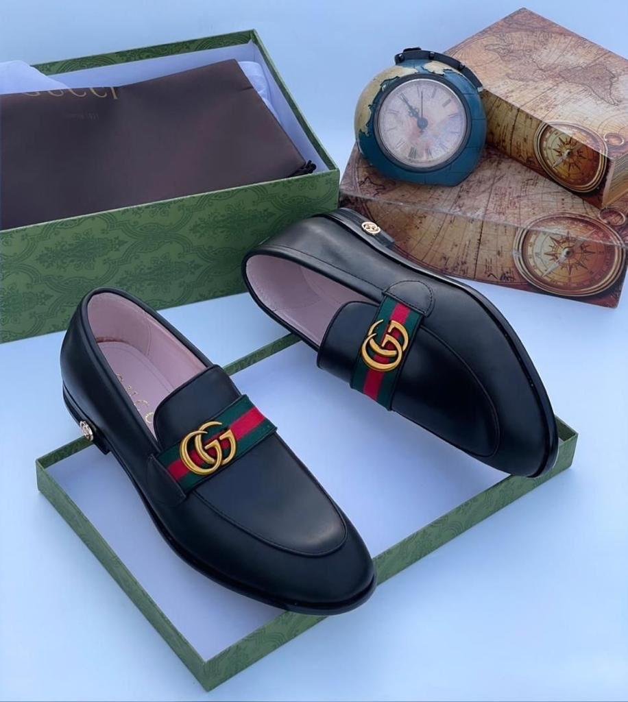 Web Leather Loafers Web Leather Loafers