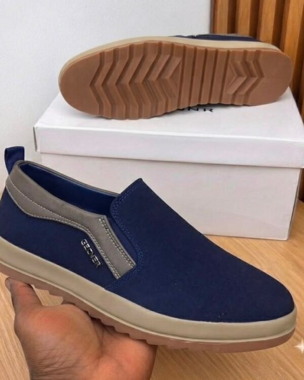 Clarks Blue Slip-On Sneakers