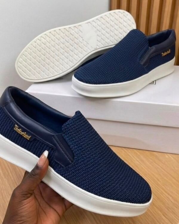 Clarks Blue Slip-On Sneakers