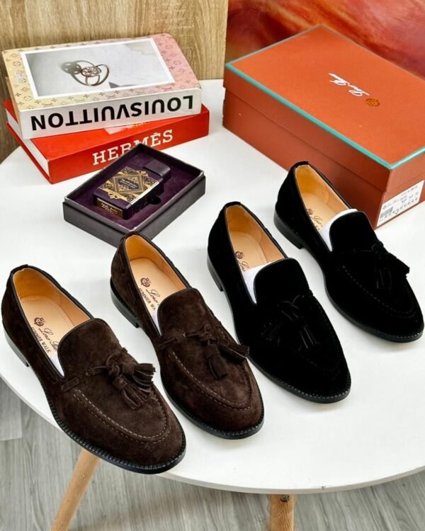 Loro Piana Summer Walk Suede Loafers