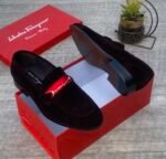 Salvatore Ferragamo Velvet Loafers