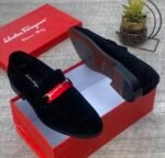 Salvatore Ferragamo Velvet Loafers