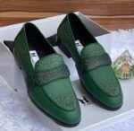 Moreschi Green Italian Leather Shoes