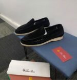 Summer Walk Tan Woven Suede Loafers