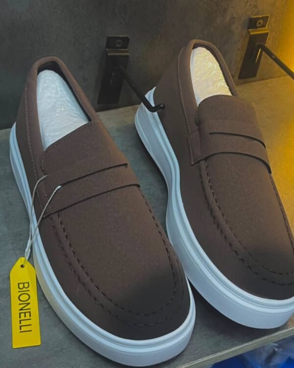 Bionelli Brown Suede Loafers