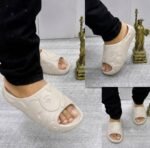 A Bathing Ape BAPE Black Slides - Image 2