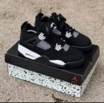 Air Jordan 4 Retro Tiffany Blue Thunder Black Suede Turquoise Sneakers - Image 2