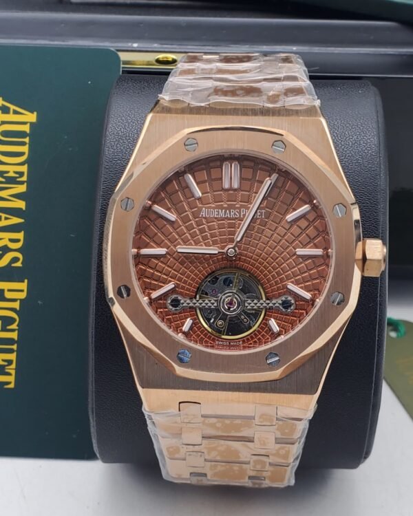 Audemars Piguet Royal Oak Tourbillon Blue Tapisserie Dial Watch
