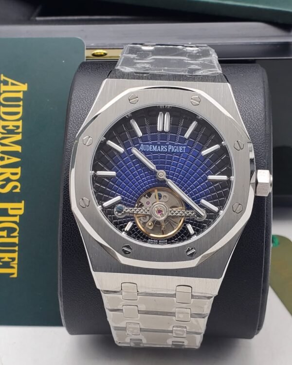 Audemars Piguet Royal Oak Tourbillon Blue Tapisserie Dial Watch