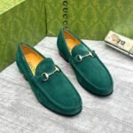 Mens Suede Horsebit Loafers