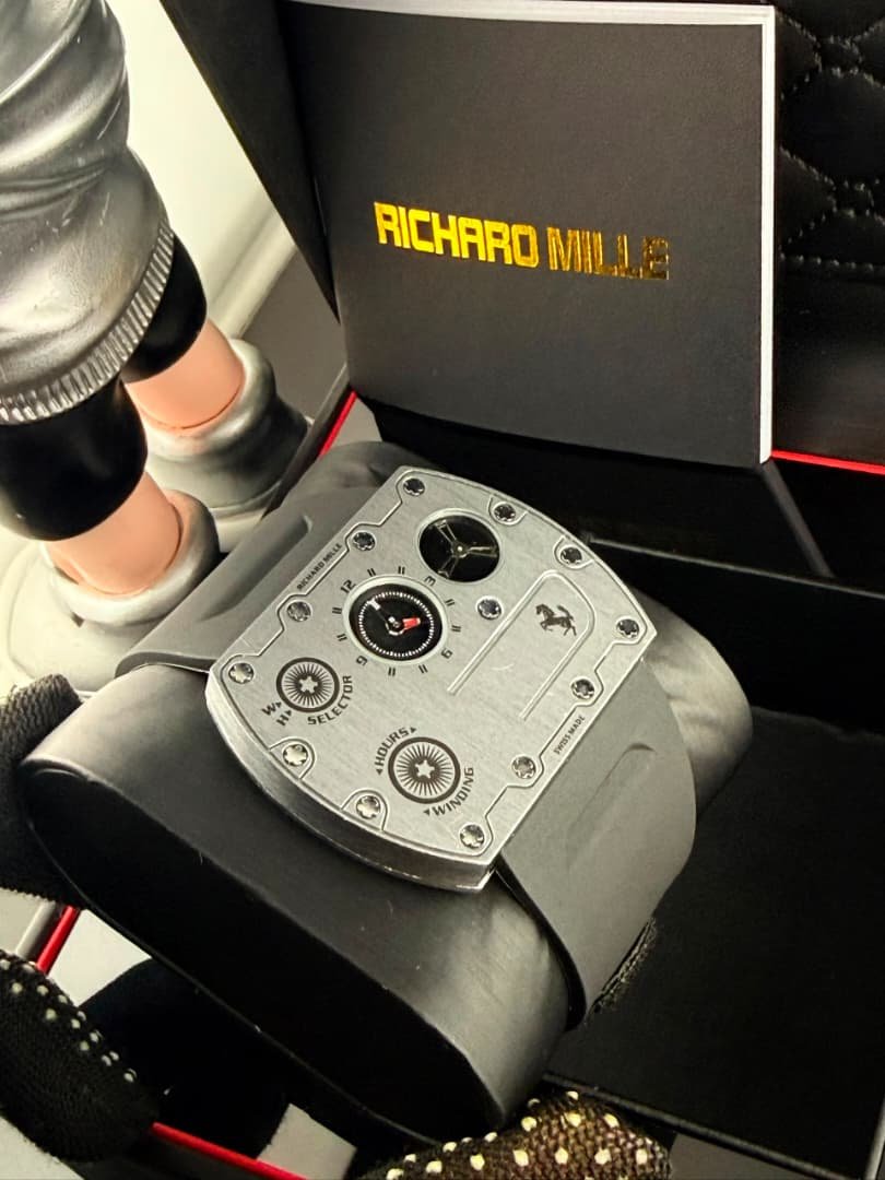 Richard Mille RM UP 01 Ferrari Limited Edition Titanium Ultra Slim Watch Richard Mille RM UP 01 Ferrari Limited Edition Titanium Ultra Slim Watch