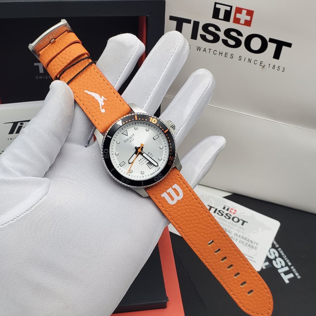 Tissot Seastar Wilson WNBA Orange Strap Luxury Watch Tissot Seastar Wilson WNBA Orange Strap Luxury Watch