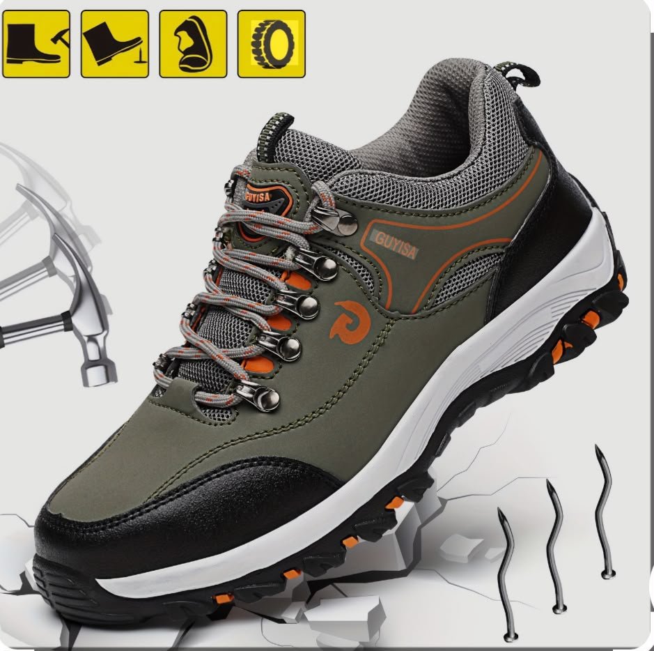 Guyisa Olive Green Safety Sneakers Guyisa Olive Green Safety Sneakers