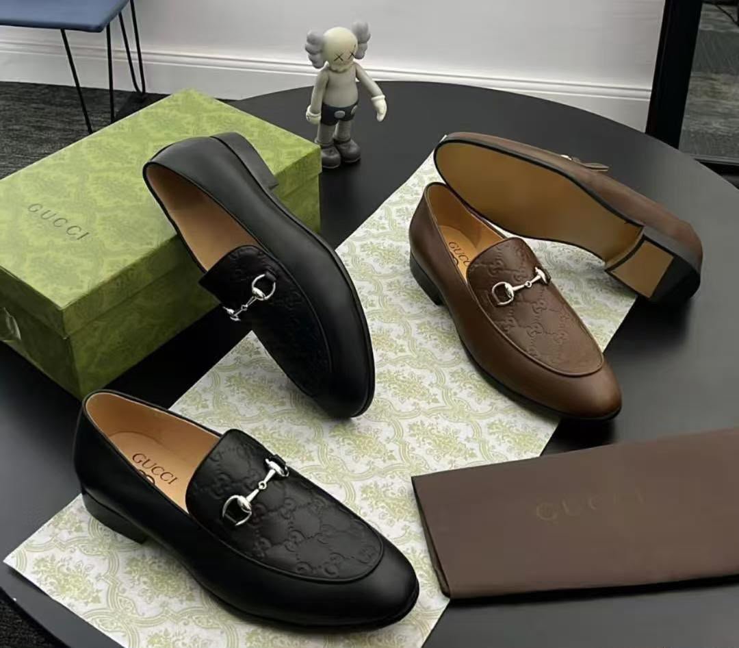 Horsebit Black Leather Loafers Horsebit Black Leather Loafers