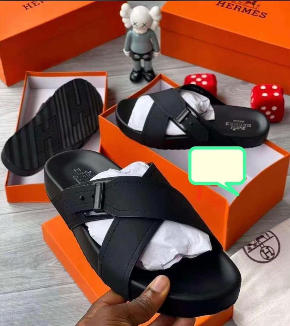 Mens Black Crisscross Strap Slide Sandals Mens Black Crisscross Strap Slide Sandals