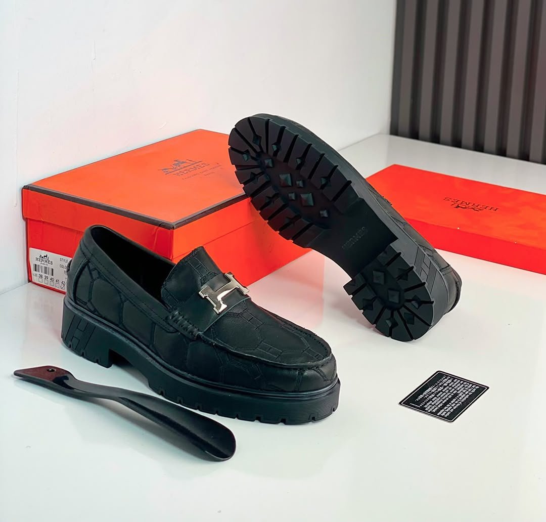 Mens Black Leather Slip On Loafers Mens Black Leather Slip On Loafers