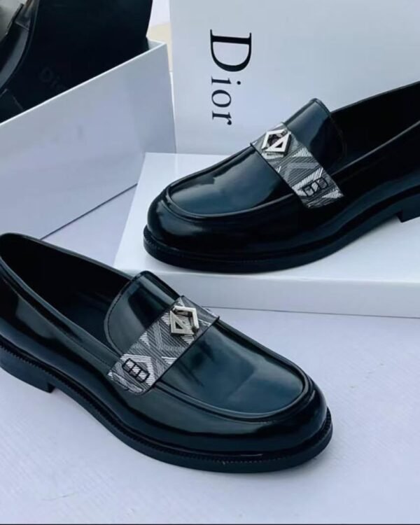 Mens Black Patent Leather Loafers