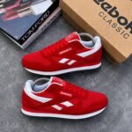 Mens Red Reebok Classic Sneakers