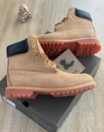 Mens Wheat Nubuck Timberland 6 Inch Boots