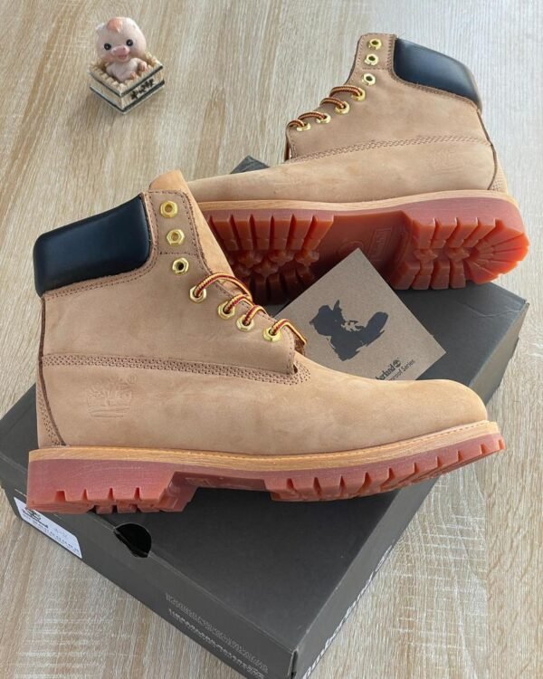 Mens Wheat Nubuck Timberland 6 Inch Boots